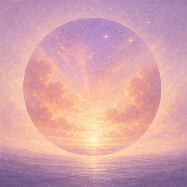 Great mood: a bright sunrise glowing across a painted sky