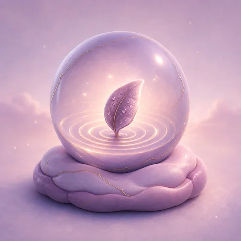 Notice pack: a glowing orb resting on a swirl of cloud