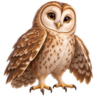 A barn owl